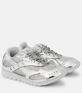 Орбитальные металлические кроссовки Bottega Veneta, серебряный