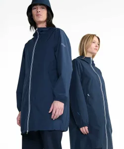 Водонепроницаемая, дышащая, водоотталкивающая куртка-дождевик MTD на молнии с капюшоном, складывающаяся в компактный размер.