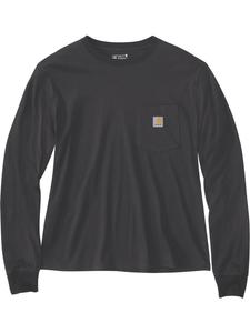 CARHARTT Футболка с длинными рукавами "Lightw. L/S 106121" черного цвета