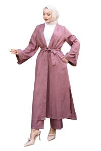 Брючный костюм MODAMIHRAM, темно-розовый