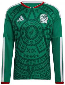 Домашняя футболка с длинным рукавом Adidas Mexico 26, зеленый