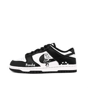 Nike Кроссовки для скейтбординга мужские Dunk Cushioning, Wear Resistant низкие черный белый