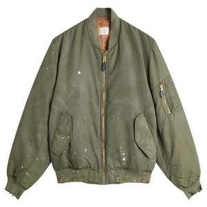 Бомбер Kaiga из стираного нейлона Mastercraft Union, зеленый