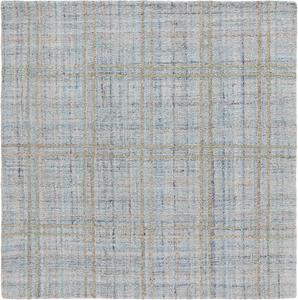 Ковер SAFAVIEH, 183 x 183 см, Abstract Collection, Blue & Grey, Handmade, идеален для гостиной, столовой, спальни (ABT155M)