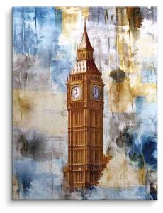 Картина на холсте ArtMind Big Ben, 75x100x3 см, многоцветный