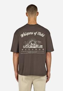 Футболка Pegador GUBBIO TEE, Washed Walnut Brown/Brown