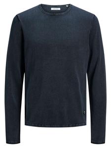 JACK & JONES Свитер 'Leo' в темно-синем цвете