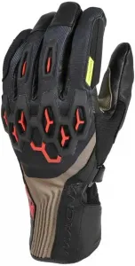 Мотоциклетные водонепроницаемые перчатки Macna Brawler RTX Solid, черные, размер S, black/sand
