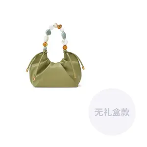 CHARLES&KEITH Кожаная сумка ведро, Avocado Avocado