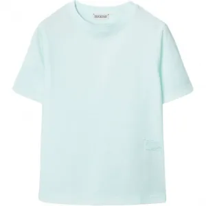 Burberry Футболка SS24 Blue Green Kids'