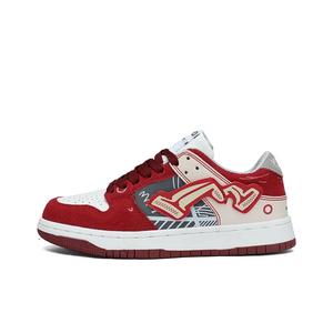Boldi Kuki Низкие скейтерские кроссовки унисекс бордовые, цвет Burgundy