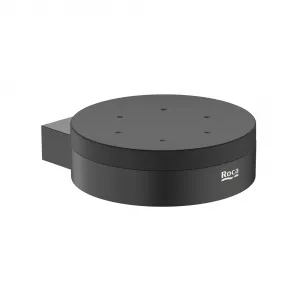 Настенная мыльница Round Roca для отеля, матовый черный