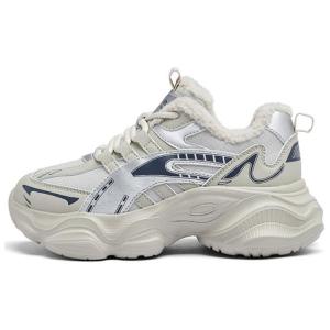 Теплые низкие кроссовки на массивной подошве для женщин AGSDON, Gray Blue[Padded]