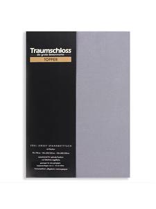 Traumschloss Простыня Topper из высококачественного трикотажа серого цвета