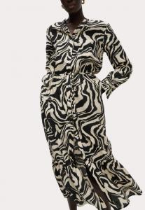 Платье Marks & Spencer RICH PRINTED, Black Mix/Multi-Coloured