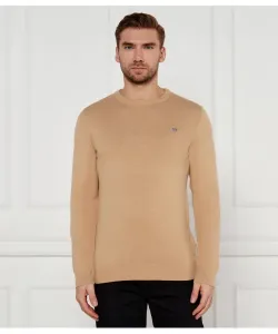 Свитер Regular fit Gant, бежевый