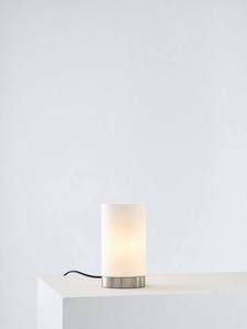 Сенсорная настольная лампа Danny Oval John Lewis, Satin Nickel