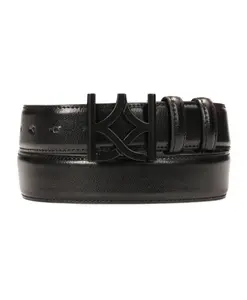 Классический ремень R с пряжкой с логотипом Kazar, черный