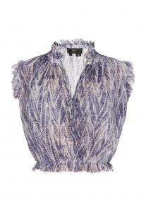 Блузка с коротким рукавом faina Blouse, синий