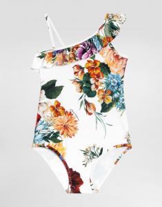 Цельный купальник с цветочным принтом Dolce & Gabbana, принт