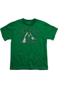 Футболка DC Comics In Flight с коротким рукавом для детей Gildan, зеленый