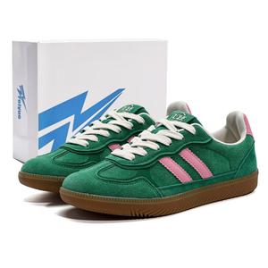 Feiyue Женские противоскользящие износостойкие низкие скейтерские кроссовки Green, цвет Green