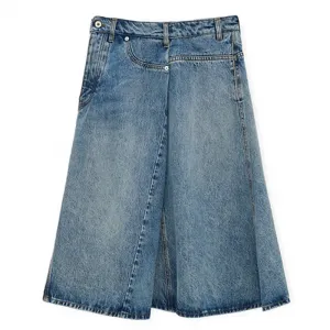 Деконструированная миди-юбка LOEWE, синий