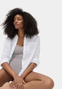 Блузка на пуговицах Marks & Spencer, White