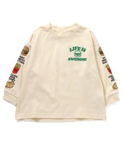 Футболка с длинным рукавом и мотивом