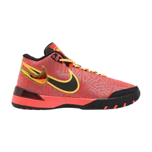 Кроссовки Nike Zoom LeBron NXXT Genisus Bright Crimson Sundial, красный