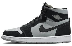 Jordan 1 Zoom CMFT Черный Светло-Дымчатый Серый