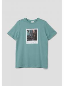 Футболка цвета 6553_светлый петроль s.Oliver