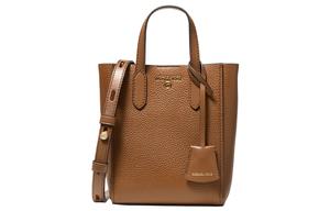 Сумка-шоппер из кожи, Сумка для покупок, Женская сумка через плечо коричневая кожаная MICHAEL KORS