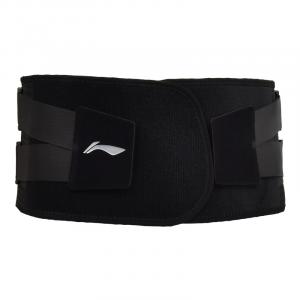 Бандаж для спины polyester, nylon фитнес, бег взрослые защитный LINING, черный