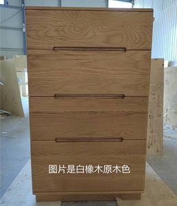 Yu Senyi Комод 60х40х98 см для спальни и гостиной из массива североамериканской вишни, 4 ящика, полностью собран