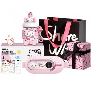 Пояс для прогревания живота, 3 режим вибрационного массажа, 5 уровней умного контроля температуры, термотерапия XD 112 Sanrio