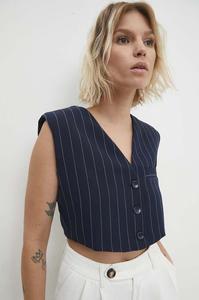 Жилет Answear Lab, темно-синий