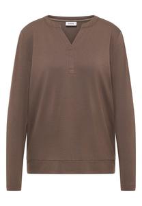 CECIL Лонгслив в коричневом цвете
