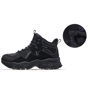 Нескользящие и износостойкие, увеличивающие рост теплые повседневные туфли среднего размера для мужчин CAMEL, Black