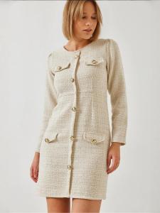 Платье Bianco Lucci, бежевый