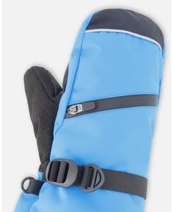 Детские зимние варежки Teknik синего цвета - для мальчиков Deux par Deux, Blue