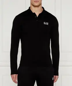 Футболка поло Regular fit Ea7, черный
