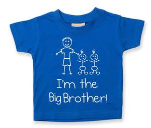 Футболка «Я большой брат-близнец» 60 SECOND MAKEOVER, синий