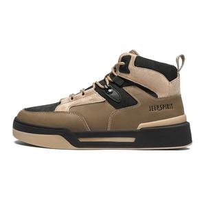 Высокие мужские кроссовки для скейтбординга, цвет «натуральный олень» JEEP SPIRIT, Natural Deer