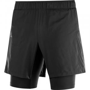 Шорты agile twinskin short m Salomon, черный