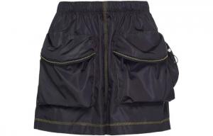 Шорты женские Prada с карманами на молнии, черный