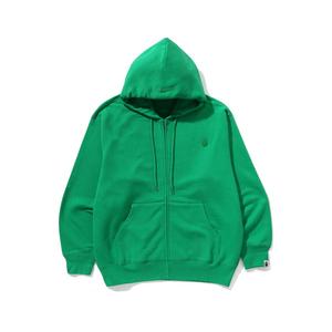 Толстовка с капюшоном на молнии One point A BATHING APE, зеленый