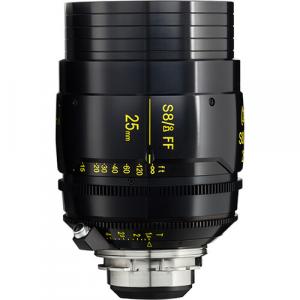 Полный кадр Cooke S8/i Plus 25 мм T1.4 с фиксированным объективом (ARRI PL, футы/метры)