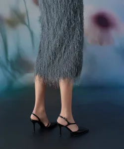 Туфли-лодочки на шпильке с острым носком Cordelia Charles & Keith, цвет Black