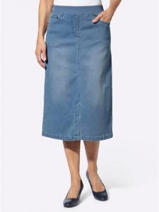Юбка из денима синего цвета WITT WEIDEN
